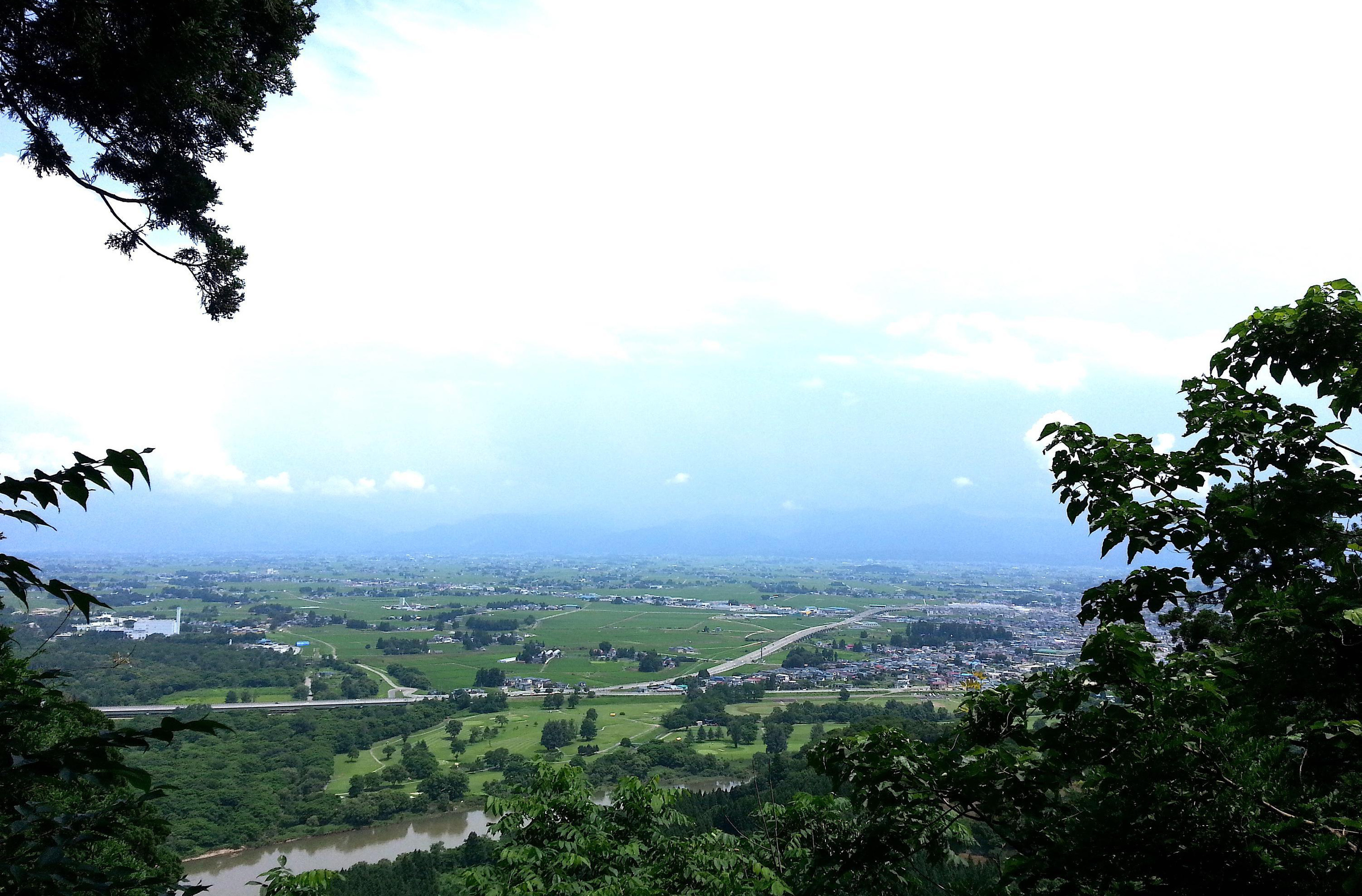 頂上からの風景